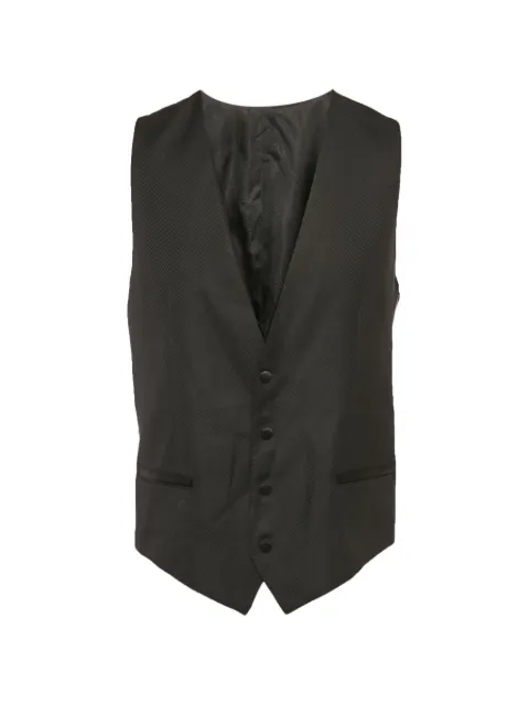 Dolce & Gabbana Pre-Owned patterned sleeveless waistcoat Black 1275534