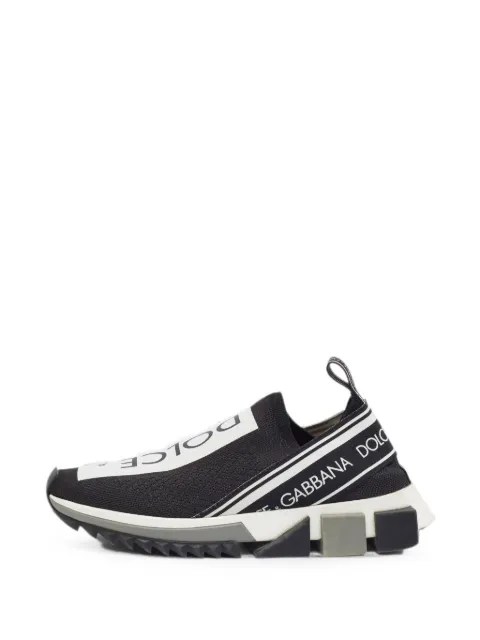 Dolce & Gabbana Pre-Owned Sorrento logo-print sneakers Black 1357743