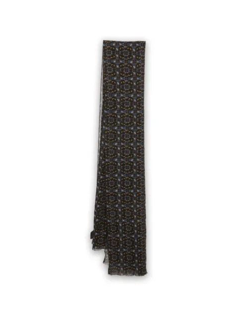 Fendi Pre-Owned patterned scarf Black 1303326