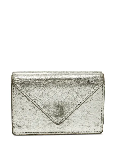 Balenciaga Pre-Owned mini Papier leather wallet Silver 1315085