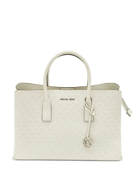 Michael Kors Vintage Ruthie logo-print satchel bag White 1279091