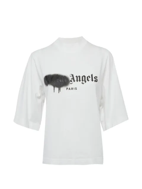 Palm Angels logo-print T-shirt White 1287790