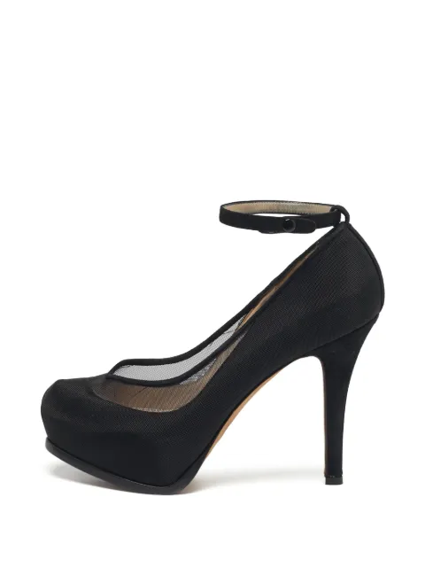 Fendi Pre-Owned platform ankle-strap pumps Black 1280243