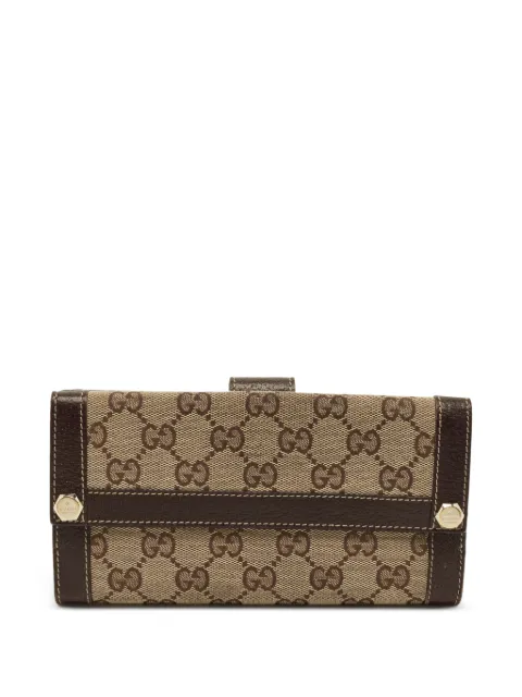 Gucci Pre-Owned GG canvas wallet Neutrals 1281301