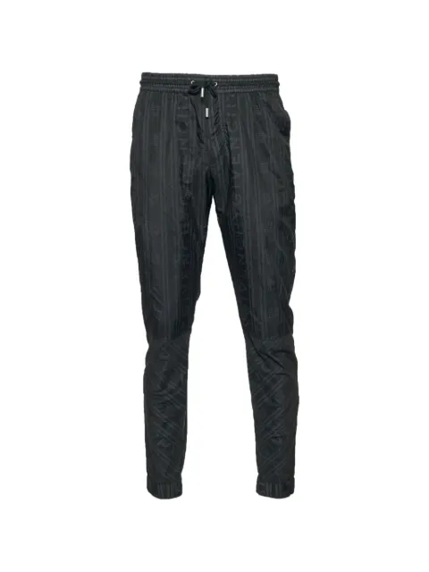 Givenchy Pre-Owned logo-striped track pants Black 1293710