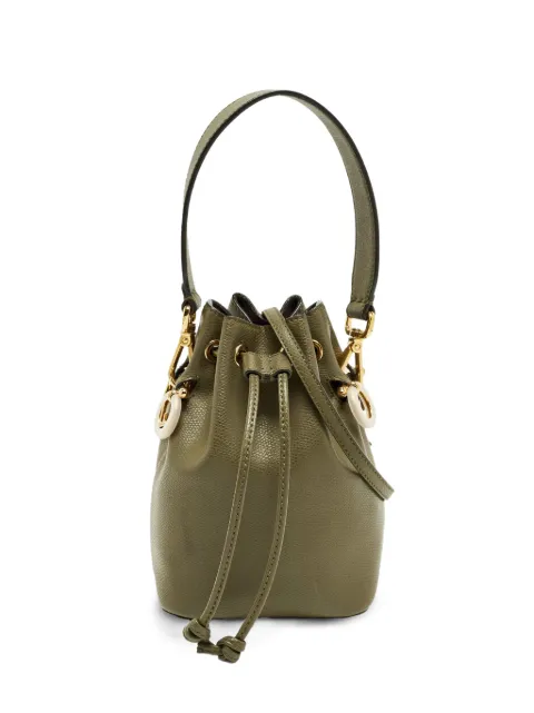 Fendi Pre-Owned 2020 mini Mon Tresor leather bucket bag Green 1287330