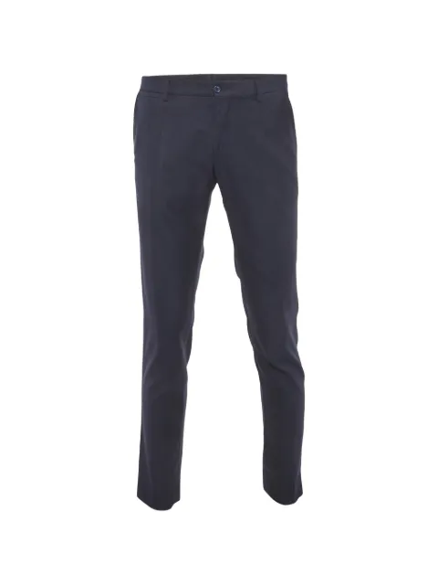 Dolce & Gabbana Pre-Owned pressed-crease tailored trousers Blue 1288566