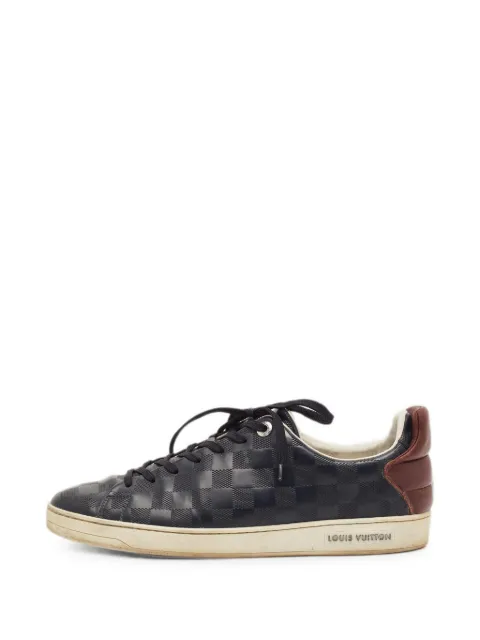 Louis Vuitton Pre-Owned Frontrow Damier Ebene sneakers Black 1322936