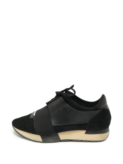 Balenciaga Pre-Owned Race Runner mesh sneakers Black 1276255