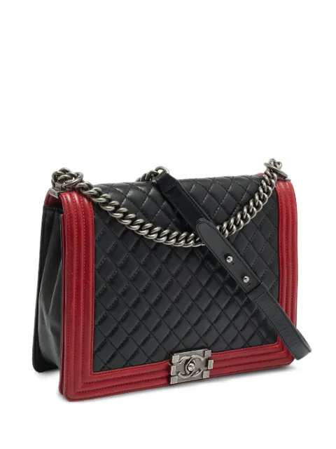 CHANEL Pre-Owned Boy quilted shoulder bag Black 1263315