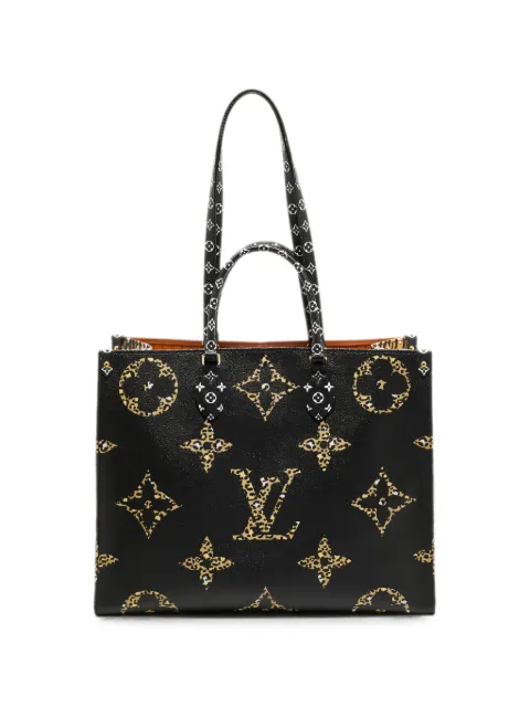 Louis Vuitton Pre-Owned Monogram Giant Jungle Onthego tote bag Black 1360100