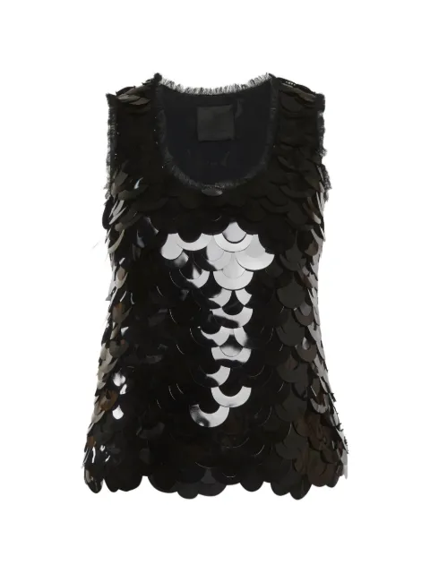 Givenchy Pre-Owned sequin tulle top Black 1294961