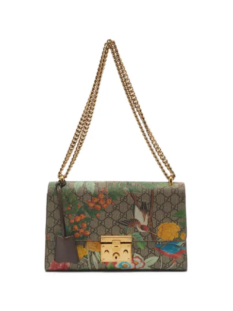 Gucci Pre-Owned medium Tian Padlock shoulder bag Brown 1353772