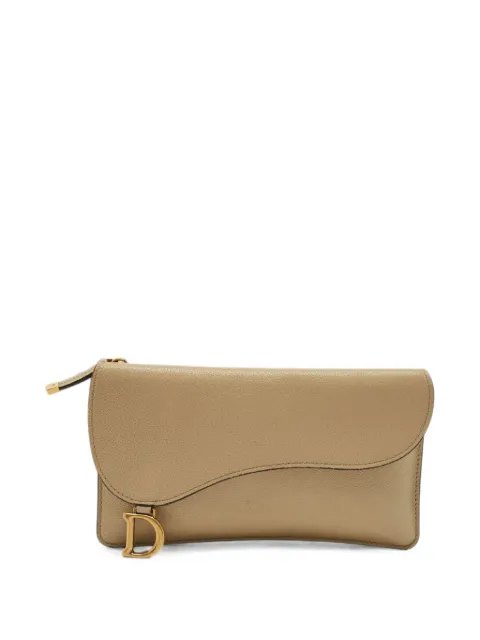 Christian Dior Pre-Owned 2020 Saddle Cosmos wallet Neutrals 1272435