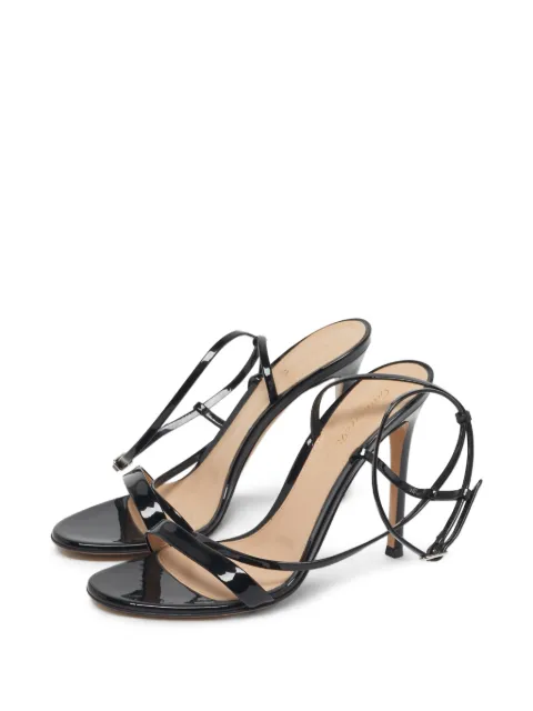 Gianvito Rossi Manhattan ankle-strap sandals Black 1277634