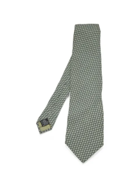 Giorgio Armani Pre-Owned jacquard tie Green 1316052