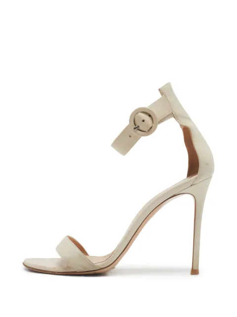 Gianvito Rossi Portofino ankle strap sandals Neutrals 1351310