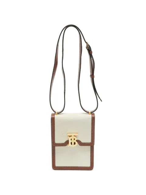 Burberry Pre-Owned Robin logo-detail cross body bag White 1360108