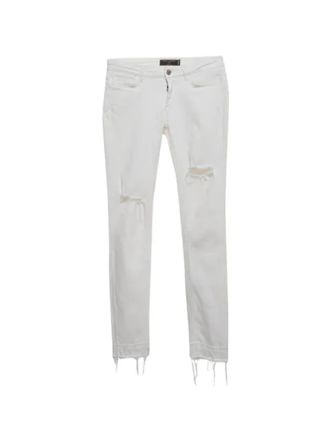 Dolce & Gabbana Pre-Owned ripped skinny jeans White 1326552