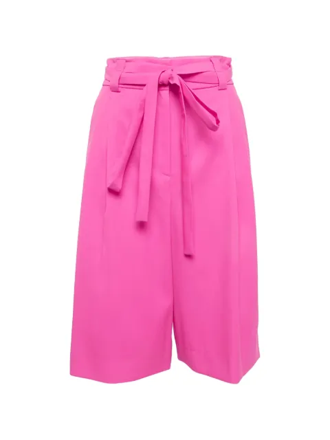 Valentino Garavani Pre-Owned pleated belted shorts Pink 1264093