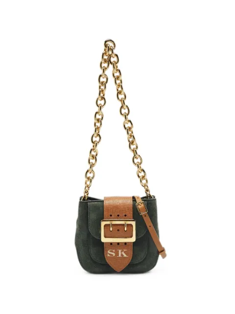 Burberry Pre-Owned Buckle dual-pin crossbody bag Green 1288071