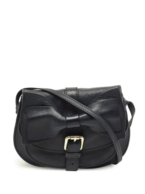 Red Valentino Vintage bow-detail cross body bag Blue 1272229