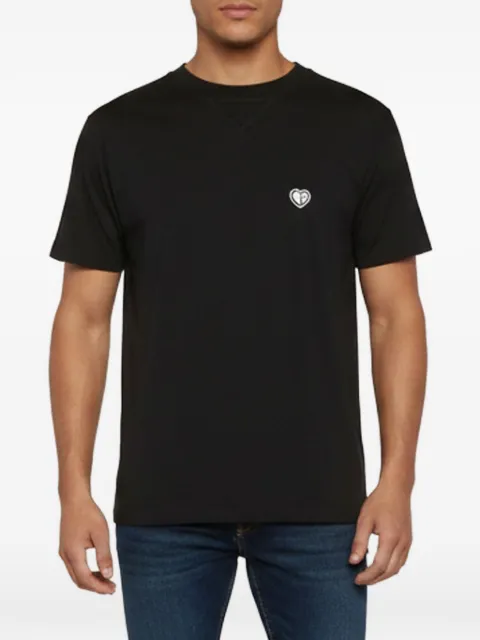 Christian Dior Pre-Owned Dior Homme heart-patch T-shirt Black 1358433
