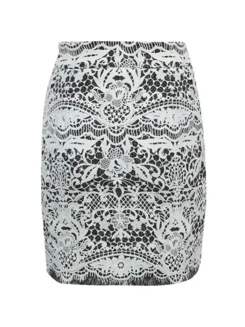 Maje lace-detail mini skirt White 1355773