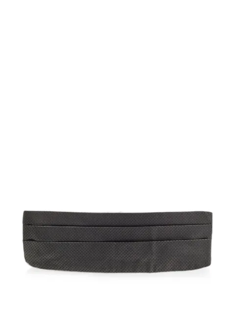 Ferragamo Pre-Owned jacquard cummerbund Grey 1315078