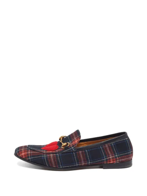 Gucci Pre-Owned Horsebit wool loafers Blue 1296692