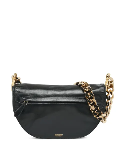 Burberry Pre-Owned small Olympia chain shoulder bag Black 1347208