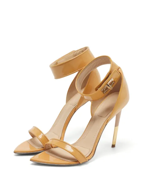 Givenchy Pre-Owned ankle-strap patent-leather sandals Neutrals 1354172