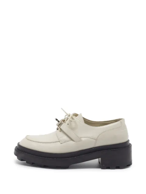 Hermès Pre-Owned First Derby Kelly buckle loafers Neutrals 1359428