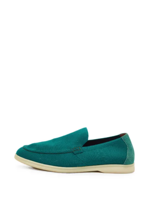 Loro Piana Pre-Owned Summer Charms Walk loafers Green 1358442
