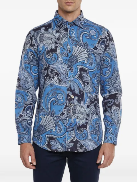Etro Pre-Owned Paisley-print long-sleeve shirt Blue 1349012