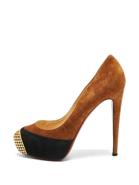 Christian Louboutin Pre-Owned Maggie embellished pumps Brown 1317059