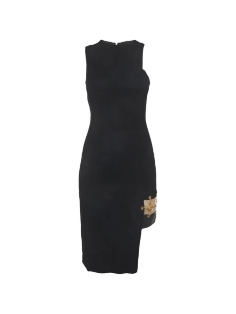 Versace Pre-Owned embellished-sleeveless mini dress Black 1336370
