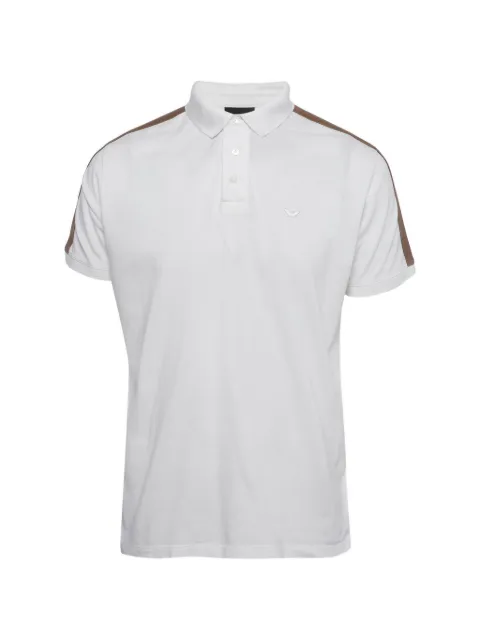 Emporio Armani Pre-Owned pique polo shirt White 1327599