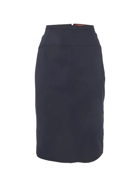 Max Mara zip-fastening mini skirt Blue 1308796