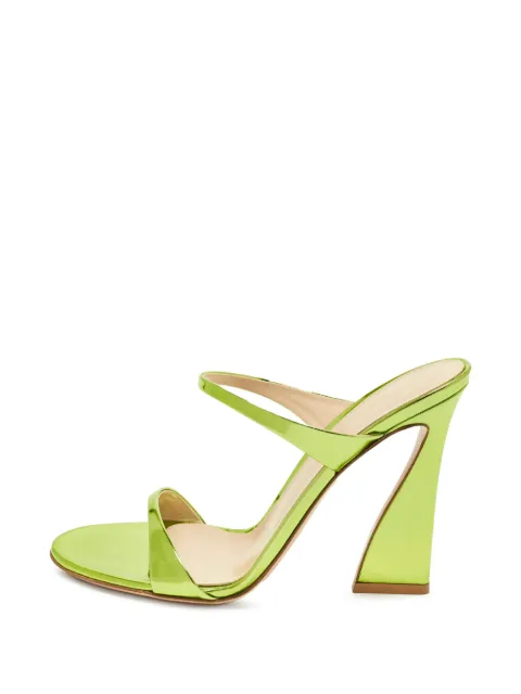 Gianvito Rossi Aura patent-leather heeled sandals Green 1330943