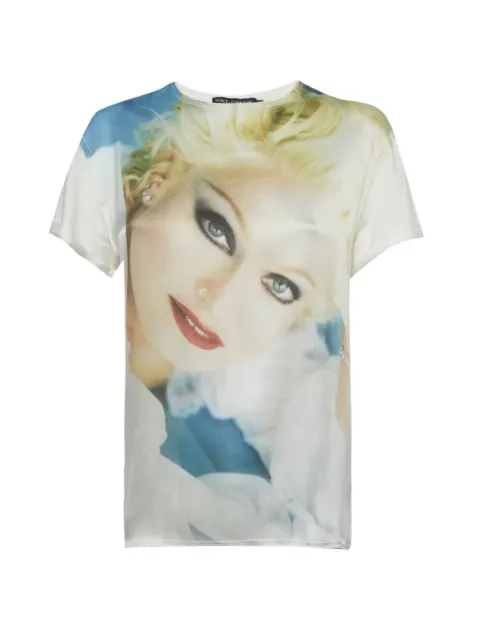 Dolce & Gabbana Pre-Owned Madonna-print T-shirt White 1315991