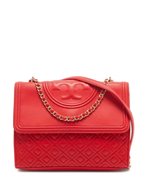 Tory Burch medium Fleming quilted shoulder bag Red 1341753