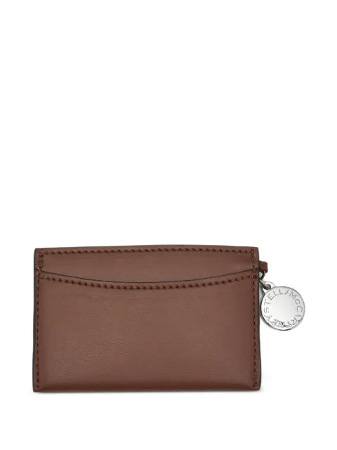 Stella McCartney Pre-Owned logo-charm card holder Brown 1328898