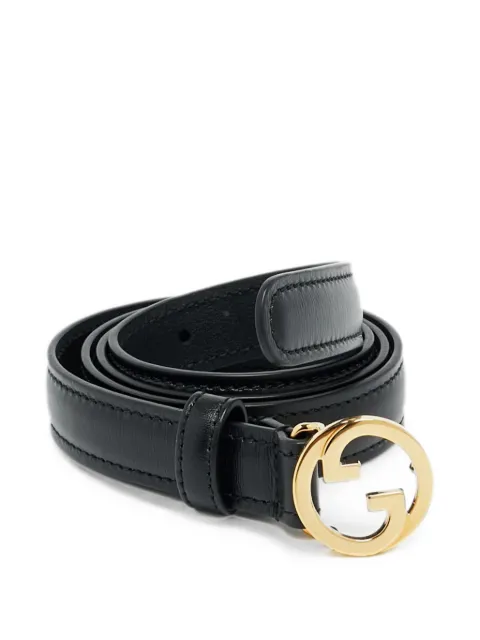 Gucci Pre-Owned Blondie slim belt Black 1336311