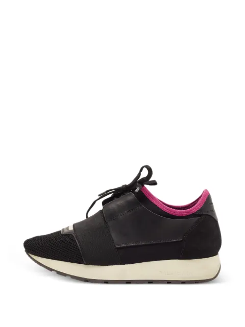 Balenciaga Pre-Owned Race Runner mesh sneakers Black 1335804