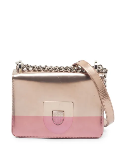 Christian Dior Pre-Owned Diorama Club leather shoulder bag Pink 1356927