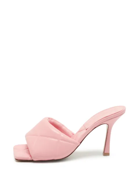 Bottega Veneta Pre-Owned Lido quilted sandals Pink 1361314