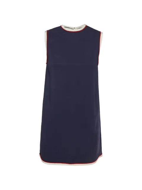 Gucci Pre-Owned sleeveless tunic mini dress Blue 1330942