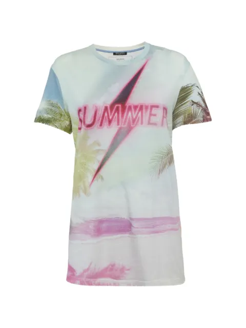 Balmain Pre-Owned crew-neck T-shirt Blue 1291854