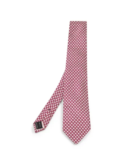 Ferragamo Pre-Owned dot-pattern tie Pink 1348792